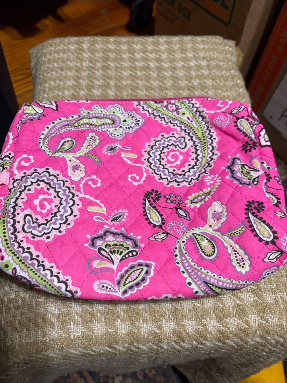 Women’s Pink Paisley Quilted Skirt